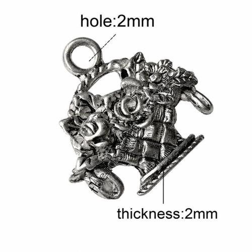 Zinc Alloy Tool Pendants, Flower Basket, plated Approx 2mm, Approx 