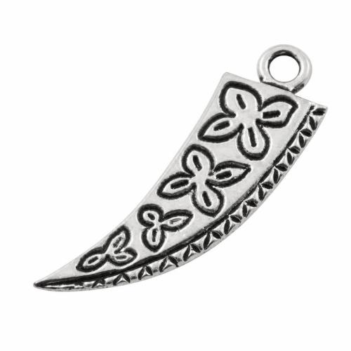 Zinc Alloy Tool Pendants, Scabbard, plated Approx 3mm 