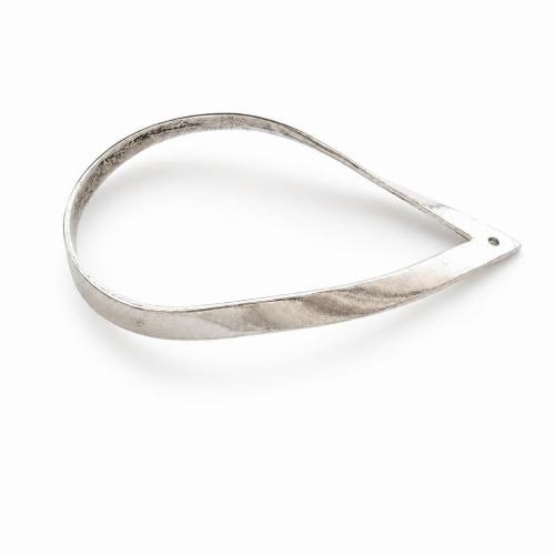 Zinc Alloy Teardrop Pendants, plated Approx 1mm 