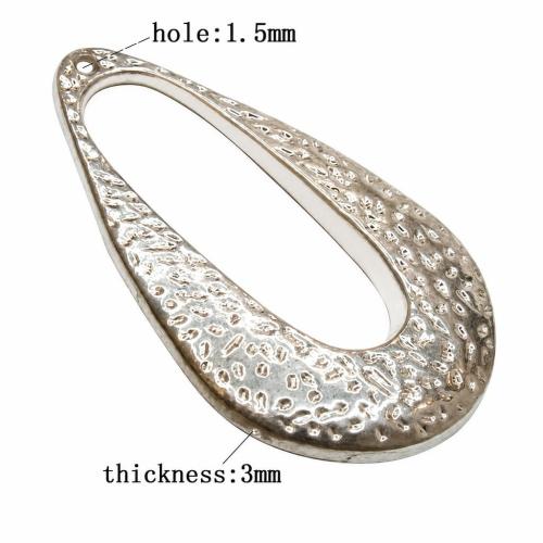 Zinc Alloy Teardrop Pendants, plated cadmium free Approx 1.5mm, Approx 