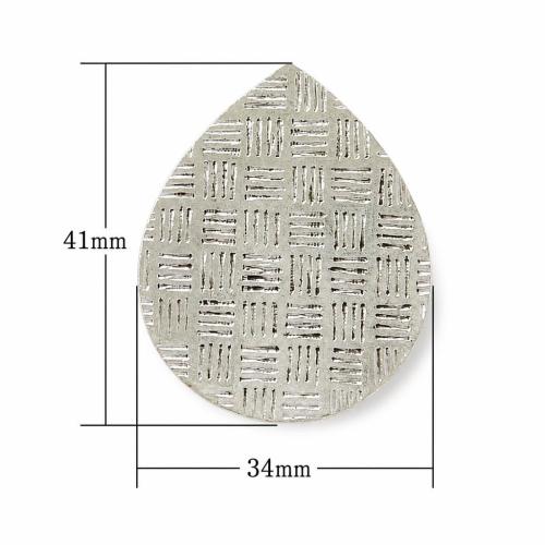 Zinc Alloy Teardrop Pendants, plated cadmium free Approx 7mm 