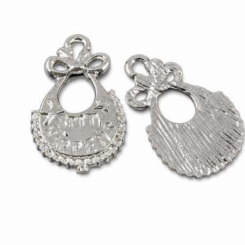 Zinc Alloy Teardrop Pendants, plated cadmium free Approx 2mm, Approx 