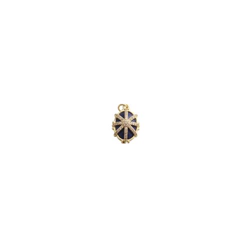 Gemstone Brass Pendants, with Gemstone, gold color plated, DIY & micro pave cubic zirconia [