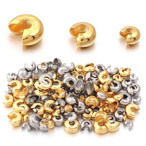 Stainless Steel Crimp Bead Covers, 304 Stainless Steel 