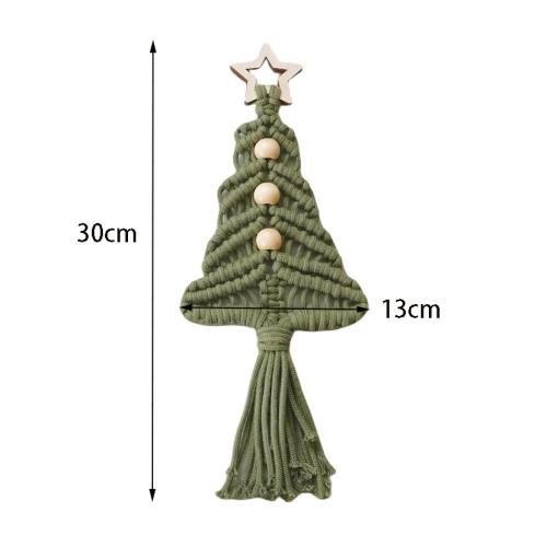 Polyester Tapestry, Christmas Tree, handmade, Christmas Design 