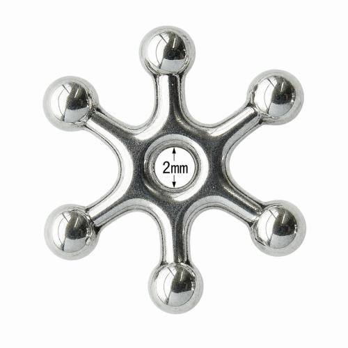 Zinc Alloy Spacer Beads, Flower, plated nickel, lead & cadmium free Approx 1mm, Approx 