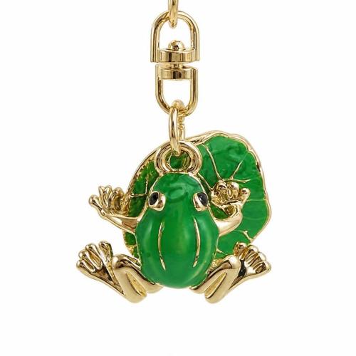 Enamel Zinc Alloy Key Chain, iron lobster clasp, Animal, nickel, lead & cadmium free Inch 