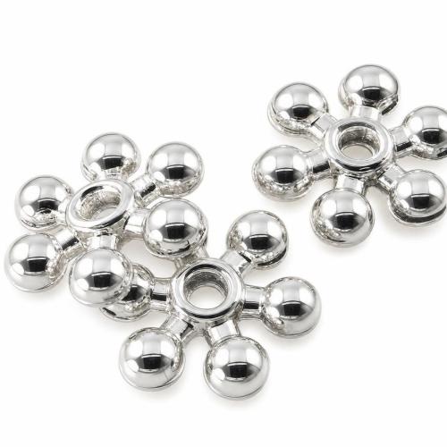 Zinc Alloy Spacer Beads, Flower, plated nickel, lead & cadmium free Approx 1.5mm 
