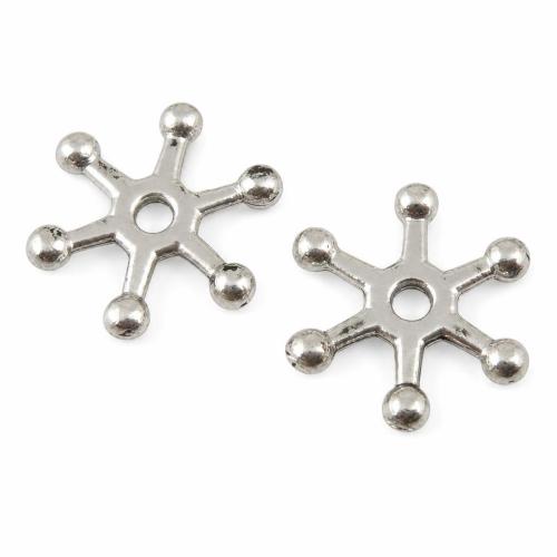 Zinc Alloy Spacer Beads, Flower, plated nickel, lead & cadmium free Approx 1.5mm, Approx 