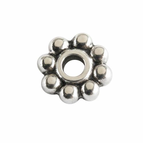 Zinc Alloy Spacer Beads, Flower, plated lead & nickel free Approx 1.5mm 