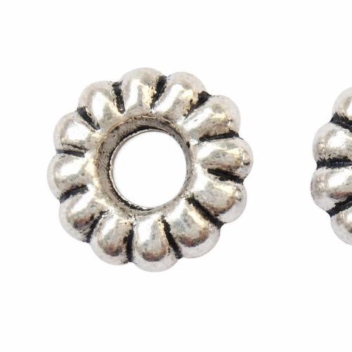Zinc Alloy Spacer Beads, Donut, plated nickel, lead & cadmium free Approx 