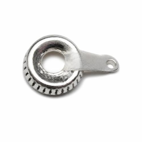 Zinc Alloy Spacer Beads, Rondelle, plated nickel, lead & cadmium free, 5mm, Approx 