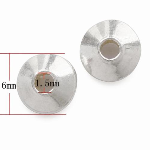 Zinc Alloy Spacer Beads, Rondelle, plated nickel, lead & cadmium free Approx 1.5mm 