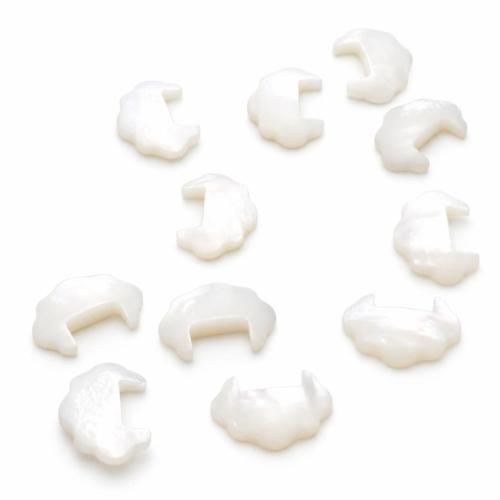 天然白いシェル・ビーズ, 白い貝, 彫刻, DIY 売り手 パソコン