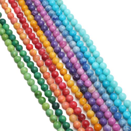Perle empereur Pierre , Jaspe d'impression, Rond, poli, DIY & normes différentes pour le choix, plus de couleurs à choisir, Vendu par brin