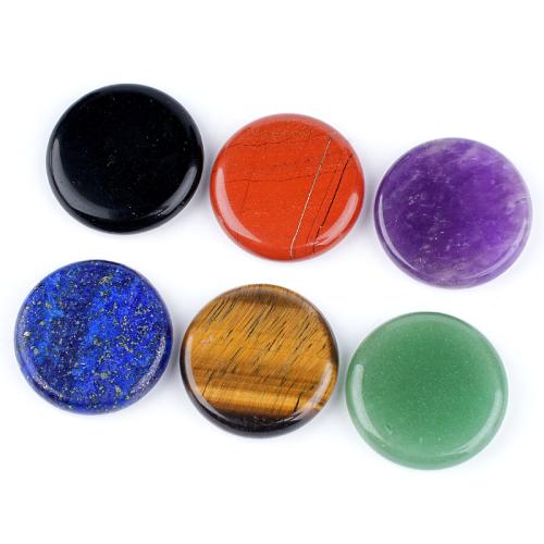 Gemstone Fridge Sticker, Flat Round, DIY 25mm [
