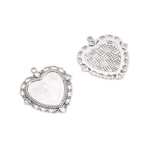 Pendantif en Alliage de zinc  , coeur, Placage, DIY, plus de couleurs à choisir, Diamètre inté Environ Vendu par sac[