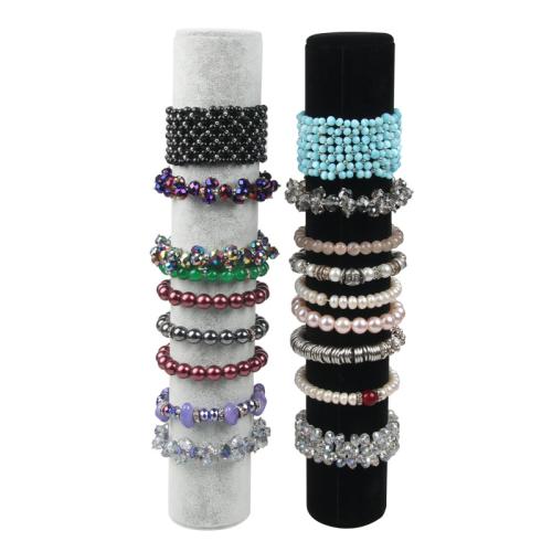 Velvet Bracelet Display, Frosted Velvet 