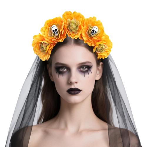 Stoff Haarband, Blume, handgemacht, Design für Halloween & für Frau, keine, verkauft von PC