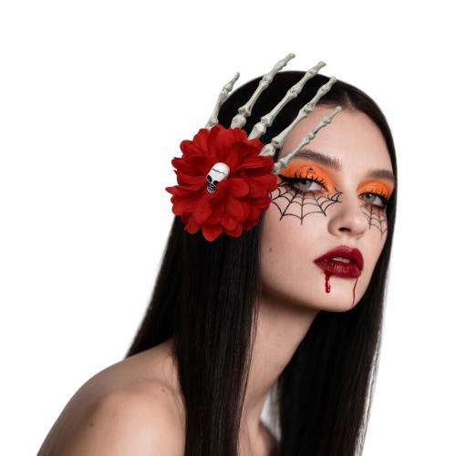 Kunststoff Haarschnabel, mit Stoff, Hand, handgemacht, Design für Halloween & für Frau, keine, 180x90mm, verkauft von PC
