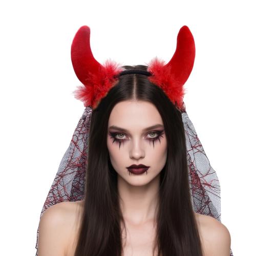 Stoff Haarband, Horn, handgemacht, Design für Halloween & für Frau, keine, verkauft von PC