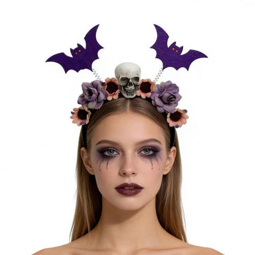 Stoff Haarband, Fledermaus, handgemacht, Design für Halloween & für Frau, keine, 240x270mm, verkauft von PC