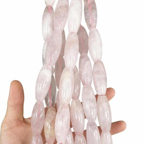 天然ローズ石英ビーズ, ローズクォーツ, DIY 長さ:約 38 センチ, 売り手 ストランド
