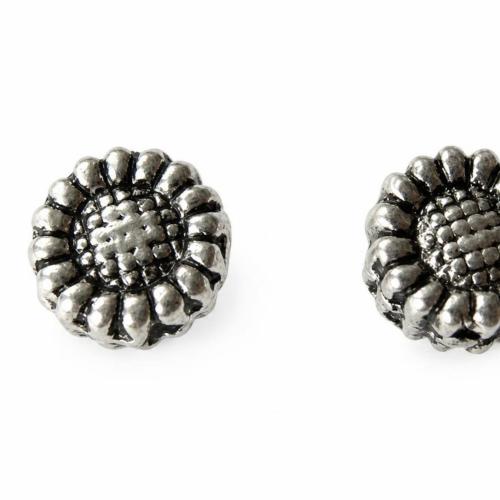 亜鉛合金スぺーサービーズ, 亜鉛合金, 花形, メッキ, 無色 穴:約 1-2mm, 5000パソコン/バッグ, 売り手 バッグ