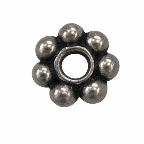亜鉛合金スぺーサービーズ, 亜鉛合金, 花形, メッキ, 無色 穴:約 2mm, 10000パソコン/バッグ, 売り手 バッグ