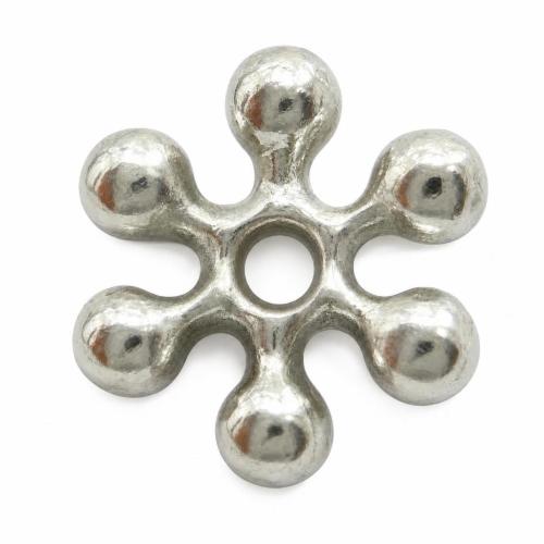 Perles intercalaires en alliage de zinc, fleur, Placage, plus de couleurs à choisir, protéger l'environnement, sans nickel, plomb et cadmium, 8mm Vendu par sac