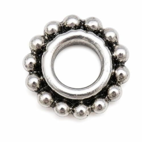 Perles intercalaires en alliage de zinc, fleur, Placage, plus de couleurs à choisir, sans nickel et cadmium, 8mm Environ 3mm Vendu par sac
