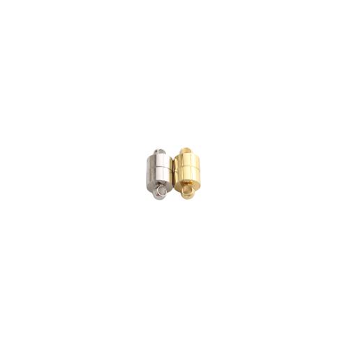Brass Magnetic Clasp, plated, DIY 