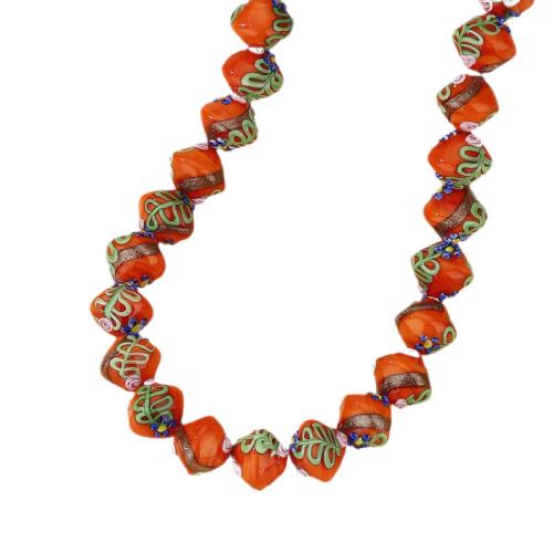 Perles murano faites à la main , chalumeau, dessiné à la main, DIY, plus de couleurs à choisir, 17mm Vendu par sac