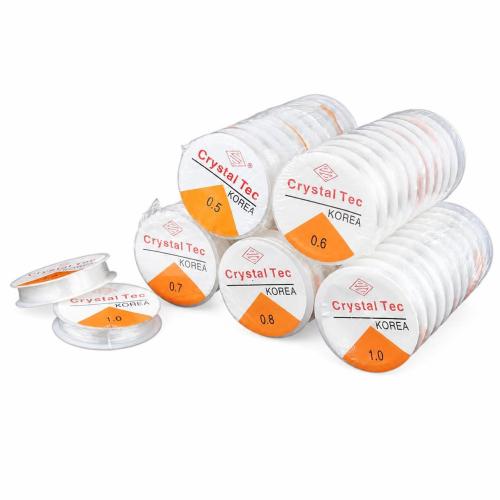 Crystal Thread, with plastic spool, elastic clear 