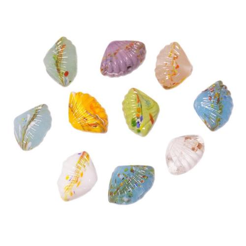 Perles de Murano sable d'or, chalumeau, coquille, DIY, plus de couleurs à choisir Vendu par sac[