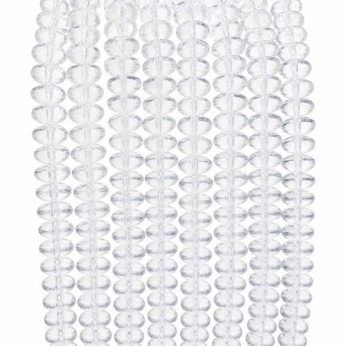 Flat Round Crystal Beads, DIY Approx 38 cm 