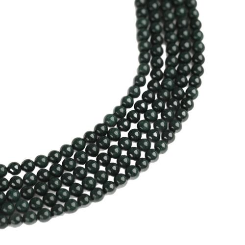 Synthetic Turquoise Beads, Natural Turquoise, Round, polished, DIY green Approx 38 cm 
