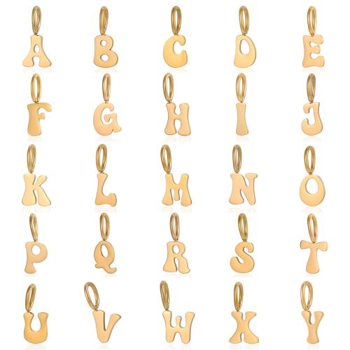 チタンペンダント
, チタン鋼, アルファベット文字, ゴールドメッキ, DIY & 異なるスタイルを選択, 売り手 パソコン
