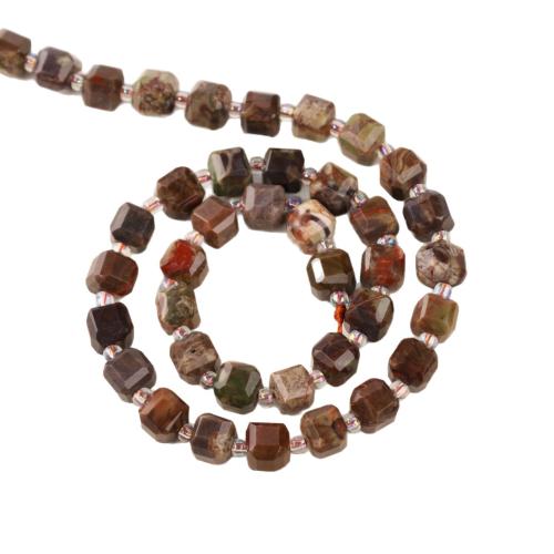 Agate Beads, Square, polished, DIY & faceted Approx 38 cm 
