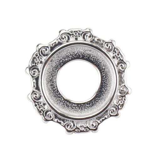 Stainless Steel Earring Stud Component, 316 Stainless Steel, DIY & hollow, original color 