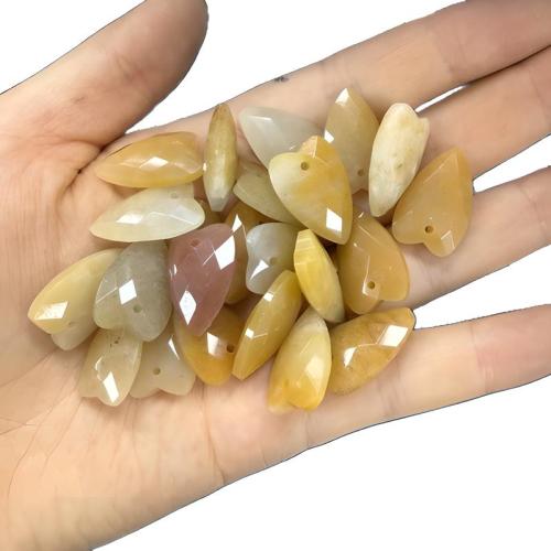 Gemstone Jewelry Pendants, Heart, DIY & faceted 