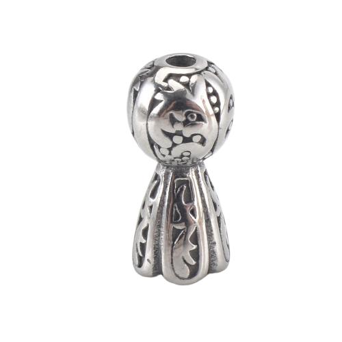 Stainless Steel Jewelry Beads, 316 Stainless Steel, DIY, original color Approx 2mm 