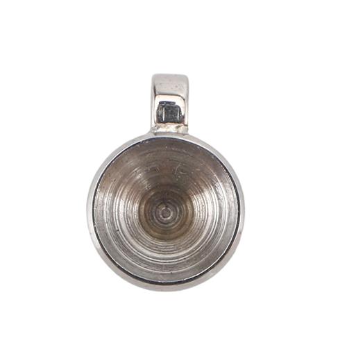 Stainless Steel Pendant Setting, 304 Stainless Steel, DIY, original color Approx 3mm, Inner Approx 8mm 