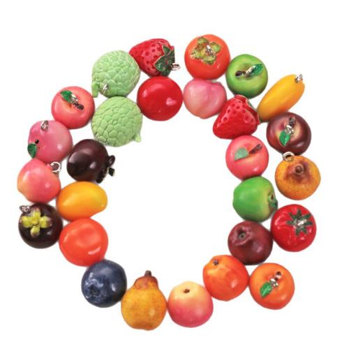 Bijoux Perles en résine, fruitcéréale, goutté d'époxy, DIY & styles différents pour le choix, Vendu par PC