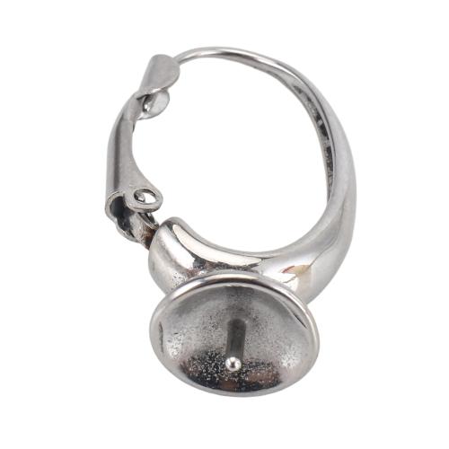 ステンレス　のレバー　バック　イヤリング産品, 316ステンレススチール, DIY, オリジナルカラー, size inner diameter of the cup holder 8mm, 売り手 ペア