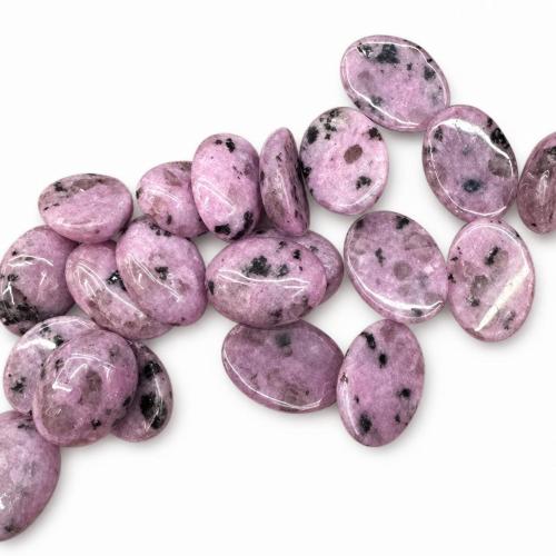 Gemstone flat back cabochon, Oval, polished, DIY 