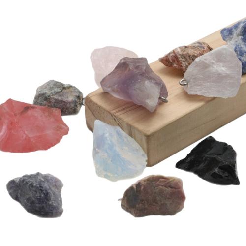 Gemstone Jewelry Pendants, Geometrical Pattern, polished, DIY 