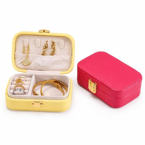 PU Leather Multifunctional Jewelry Box, dustproof 