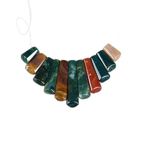Gemstone Окончил Подвеска бисер, Полудрагоценный камень, Трапеция, DIY & различные материалы для выбора 11ПК/указан, продается указан