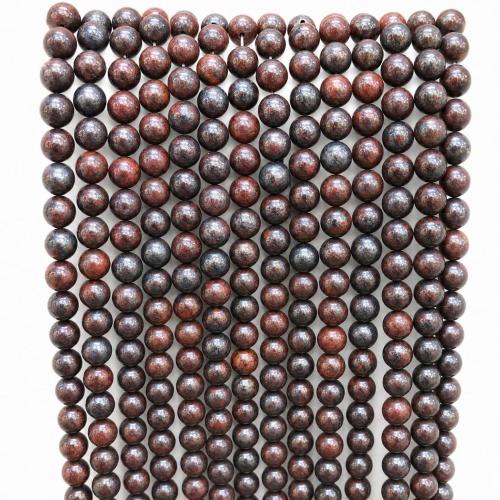 Jaspis Brekzien Perlen, Jaspis Brecciated, rund, DIY & verschiedene Größen vorhanden, Länge:ca. 38 cm, verkauft von Strang